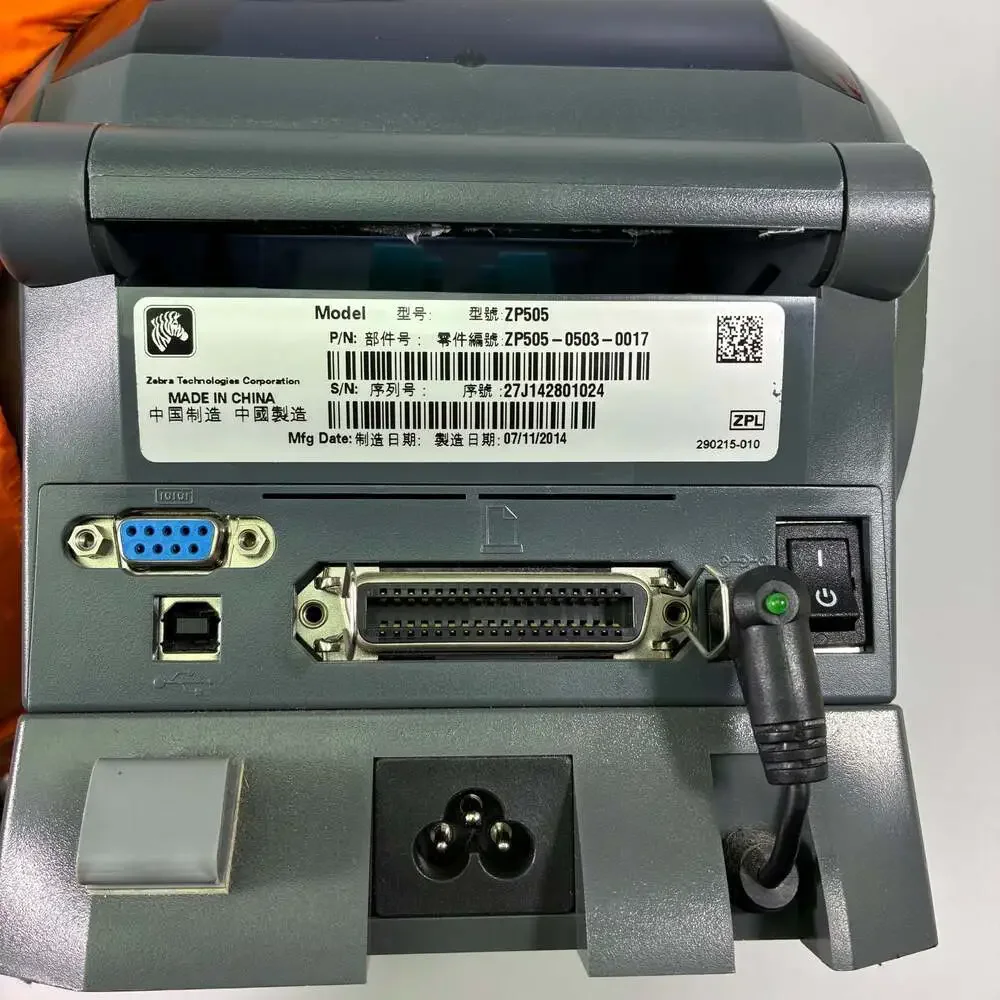 Zebra ZP 505 Direct Thermal Desktop Shipping Label Printer #1